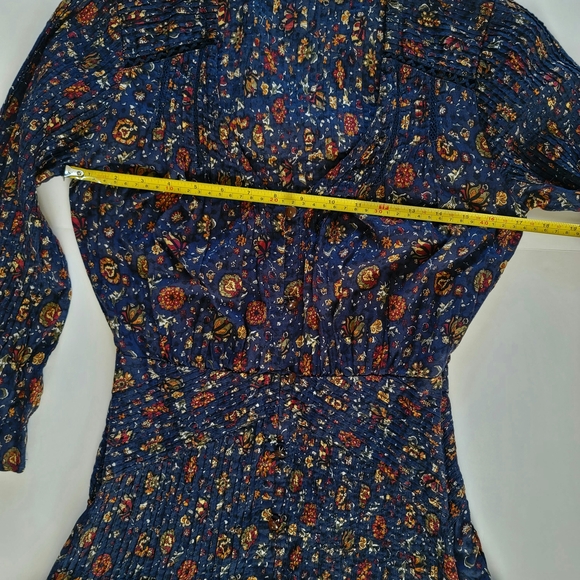 Veronica Beard Shireen Floral Print Midi Dress, Size 2 - Picture 6 of 15